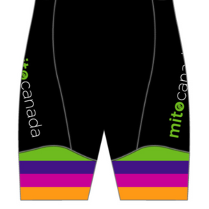MitoCanada Performance Cycling Shorts - Stripes
