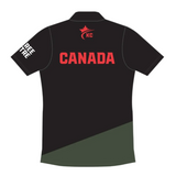 2026 Karate Canada Referee Black Polo Shirt / Chandail Polo Noir