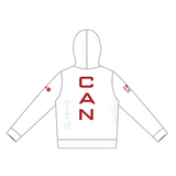 JKA-CAN 2026 White PERFORMANCE Zip Hoodie - Supporter