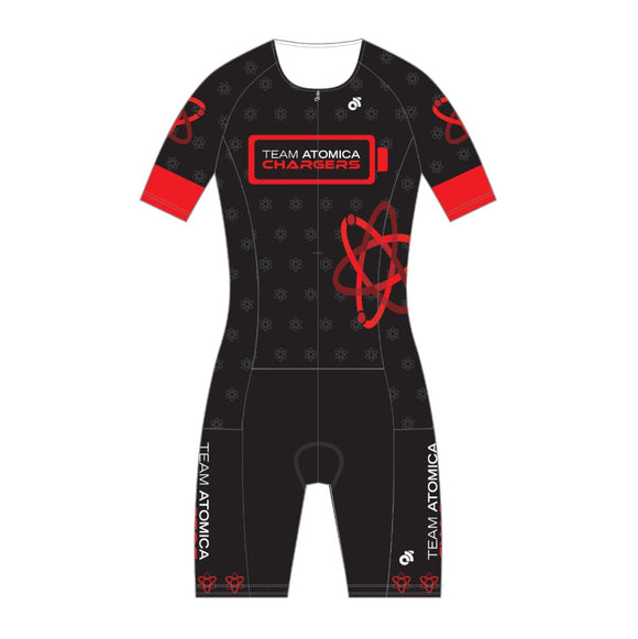 Chargers Atomica Tech Aero Short Sleeve Tri Suit