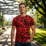 *NEW*  Karate Canada Pressio Prevail Tee - Red Camo