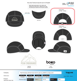 Peak Endurance BOCO Technical Camp Hat Prototype (Laser Cut)