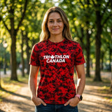 *NEW*  Triathlon Canada Pressio Prevail Tee - Red Camo