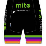 MitoCanada Tech Cycling Shorts - Stripes