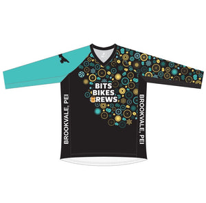 Bits Bikes Brews Downhill Jersey - 3/4 Sleeve