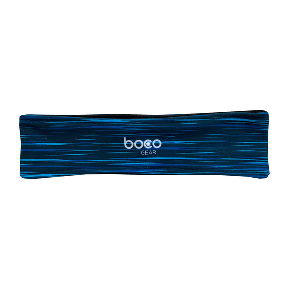 Performance Mesh Headband Blue Space Dye